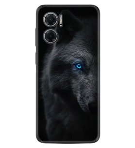 Xiaomi Redmi Note 11E Kılıf Resimli Desenli Silikon Platinium Series Dark Wolfs 1834