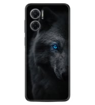 Xiaomi Redmi Note 11E Kılıf Resimli Desenli Silikon Platinium Series Dark Wolfs 1834