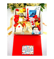 Romantik hediye Doğumgünü Yıldönümü Sevgililer günü Hediyesi goldbox1ES (Karışık)