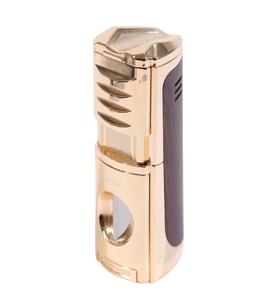Parmida 3 Torch Pürmüz Kesici & Delicili Gold Metal Puro Çakmağı - TR9525