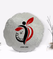 BK Gift Kişiye Özel İsimli Eczacı Tasarımlı Dekoratif Kırlent Yastık-4