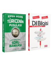 CBA Akademi 2026 KPSS Türkçenin Pusulası ve AKM Dil Bilgisi Soru Bankası Seti 2 Kitap