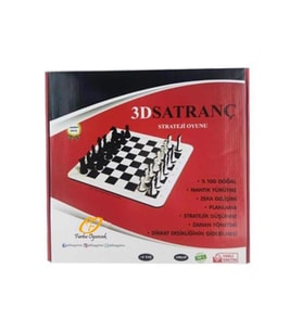 Farbu Oyuncak Zekice Elif Ahşap 3D Satranç