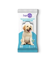 Supreme Kokusuz Hipoalerjenik Köpek Temizleme Mendili 60 Adet