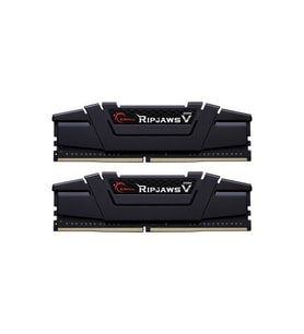 Gskill Ripjawsv Siyah Ddr4-3600Mhz Cl18 16Gb (2X8Gb) Dual (18-22-22-42) 1.35V F4-3600C18D-16Gvk