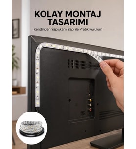Northcity Uzaktan Kumandalı LED TV Arka Işık Şeridi Yeni Nesil
