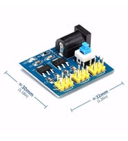 5V 3.3V - 2 Çıkışlı Voltaj Düşürücü Güç Kaynağı Modülü Giriş 12V