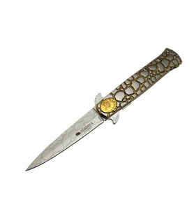Sibirya Cobra Çakı Gold Marka:Sibirya Ürün Kodu: S-2075A 21,5 CM