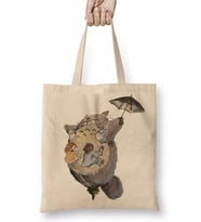 Totoro Takes Flight Bez Çanta Uzun Saplı
