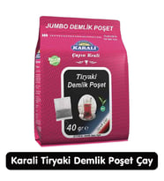 Karali Tiryaki Jumbo Demlik Poşet Siyah Çay 25*40 gr