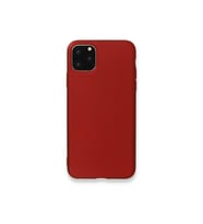 Apple iPhone 11 Pro (5.8'') Premium Silikon Kılıf Bordo