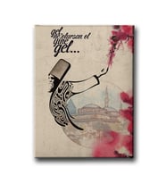 Mevlana Türbesi Ve Semazen Tablo MEVD115
