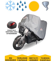 Honda CB 125 Motor Brandası Arka Çanta Uyumlu Su Geçirmez Motosiklet Brandası