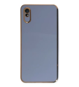 Newface Xiaomi Redmi 9A Kılıf Volet Silikon - Mavi