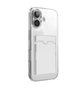 Iphone 17 Kart Şeffaf Silikon - Şeffaf