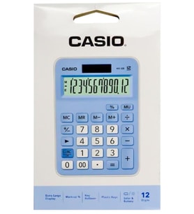 Casio MX12BLB Açık Mavi Masaüstü Hesap Makinesi