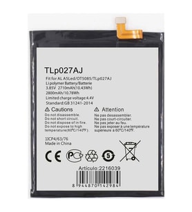 Alcatel A5 ile Uyumlu İthal Pil TLP030