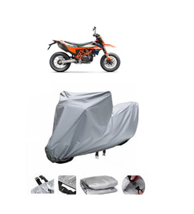 KTM 690 SMC R  Gri Motosiklet Brandası ARKA ÇANTA UYUMLU DEĞİLDİR