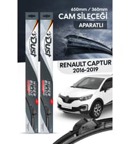 Renault Captur 2016-2019 Uyumlu Silecek Takımı 650MM/360MM S19