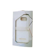 Galaxy S6 ile Uyumlu Zirkon Arka Kapak Aurora White (Altın)