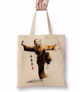 Shaolin Monk Shaolin Kung Fu Bez Çanta Uzun Saplı