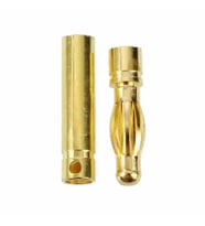 4 Çift 4mm Altın Kaplama Banana Dişi Erkek Soket 40A Pil Batarya Lion Bullet Plug Kablo Konnektör