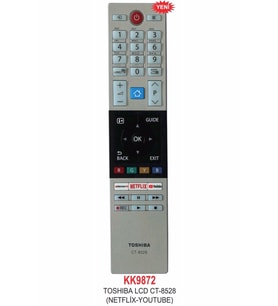 Toshıba Ct-8528 Netflıx-youtube Lcd Led Tv Kumandası Kk9872-18819(uyumlu)