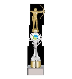 ODAK KUPA - Figürlü Kupalar - Okçu Figürlü Kupalar FG-036 B - 41 cm
