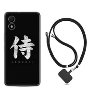 TCL 303 Kılıf Resimli Boyun Askılı İpli Desenli Silikon Samurai 1340