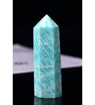 Sertifikalı 1.kalite Doğal Amazonit Doğal Taş Piramit Kazık Obelisk Parça (Çok Renkli)