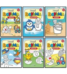 Neşeli Boyama 6 Set 4-5 Yaş