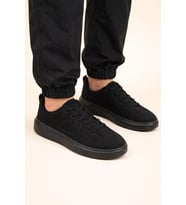 Trendyshose Vendy Erkek Hafif Esnek Rahat Anatomic Spor Ayakkabı (Siyah)