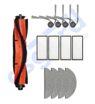 ROBOROCK S8 PRO/S8 PRO+/Q8+/Q8 MAX PRO+ Uyumlu 1 Ana Fırça 4 Yan Fırça 4 Filtre 4 Mop