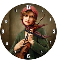 Cakatablo François Martin Kavel Fransa 1861 1931  Catherine La Rose  Duvar Saati
