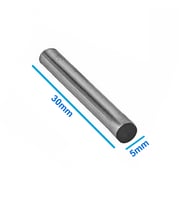 Çelik Sensör Başlığı 5x30mm Kılıf Sıcaklık Isı Sensör Kutusu Metal Tüp Boru D818b20 Ntc Lm35 PT100