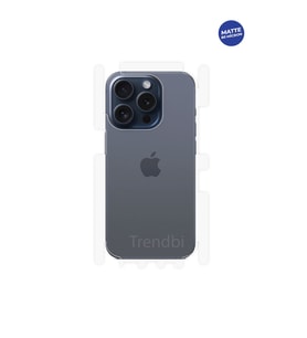 iPhone 15 Pro Mat Arka Ve Yan Koruyucu Tpu Film