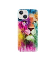Apple iPhone 13 Kılıf Resimli Desenli Baskılı Silikon Kılıf Colorfull Leon 2 1388