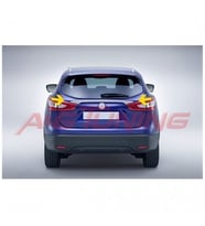 Nissan Qashqai Krom Bagaj Alt Çıta Formlu 2014 - 2021 Arası Paslanmaz Çelik