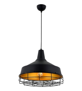 AVONNI AV-4106-M2-BSY Siyah Boyalı Modern Avize E27 Metal 40cm
