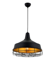AVONNI AV-4106-M2-BSY Siyah Boyalı Modern Avize E27 Metal 40cm