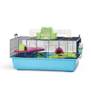 Savic Hamster Heaven Metro Kafesi (Mavi): 80x50x50h - Büyük ve Çok Katlı Lüks Hamster Evi