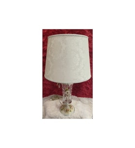 Gümüş Kapidemonteli Abajur İtalyan 70cm