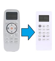 climech ile uyumlu Model AUF-48UR4RMPA8 Salon Tipi Klima Kumandası