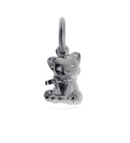 Kadın Tatlı Kedi Model Gümüş Charm