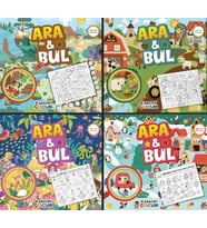 Ara ve Bul / Gizli Resimleri Bul-4'lü Seri (Macera-Keşif-Sürpriz-Eğlence Dolu Bulmacalar)