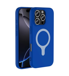 iPhone 16 Pro Kılıf M-Safe Şarj Özellikli Aris Silikon Kılıf Turkuaz