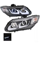 honda civic fb7 (2012-2015) uyumlu u led far
