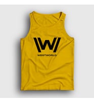 Presmono Unisex Sarı Logo V2 Westworld Atlet 223817tt (Sarı)