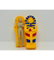Antik Mısır Mumya ve Lahit Seti - 3D Yazıcı Tasarım Sarcophagus Biblo - Açılabilir Mumya Figürü