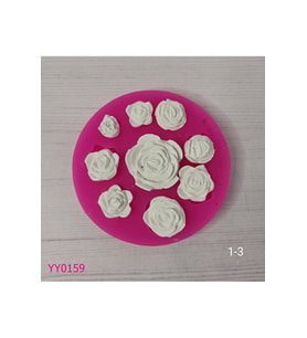 YY0159 Gül Yaprakları Silikon Kalıp